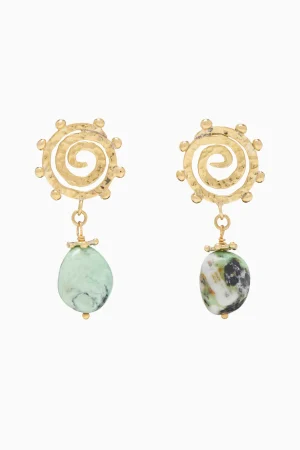 Ulla Johnson Mini Spiral Stone Oredobber