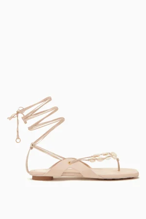 Ulla Johnson Romina Shell Laceup Sandal